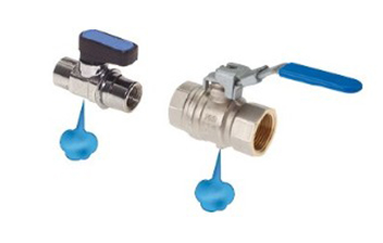 Ball valves with forced exhaust