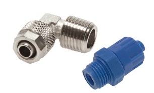 CK quick screw connectors made of brass, POM & aluminium - CK