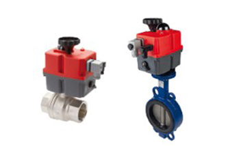 Electrically actuated ball valves & dampers
