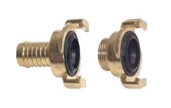Garden hose quick couplings, 40 mm clamp width