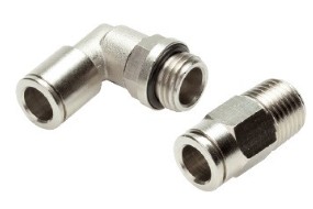 IQS push-in fittings for standard applications n nickel-plated brass MSV (3-16mm)