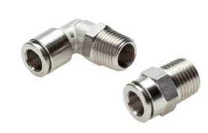 IQS push-​in fittings of stainless steel ES (4-16mm)