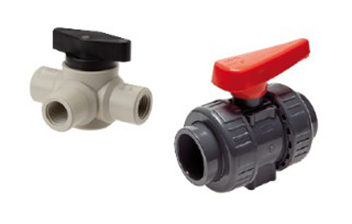 Plastic ball valves