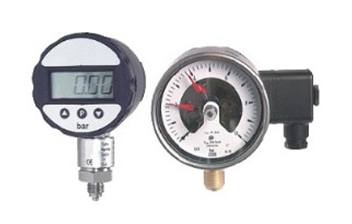 Precision pressure gauges & Contact pressure gauges (also vacuum)