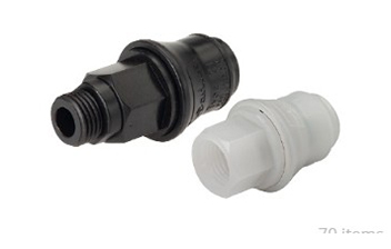 Quick connect couplings made of POM-PVDF, NW 5