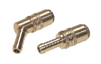 Temperature adjustment couplings, up to +200 C, NW 6 (9mm journals)